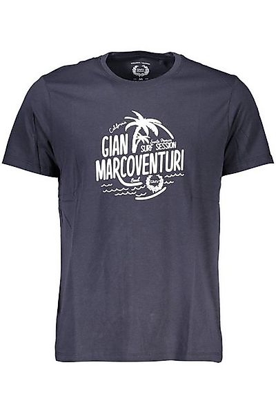 GIAN MARCO VENTURI T-Shirt Elegantes Herren T-Shirt Blau - Kurzarm, Rundhal günstig online kaufen