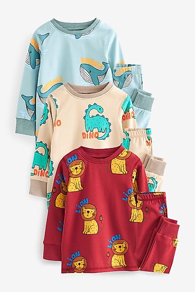 Next Pyjama 3er-Pack Langarm-Schlafanzüge (6 tlg) günstig online kaufen