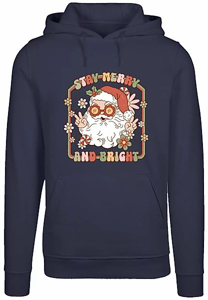 F4NT4STIC Kapuzenpullover "Stay Merry And Bright Hippie Santa", Premium Qua günstig online kaufen