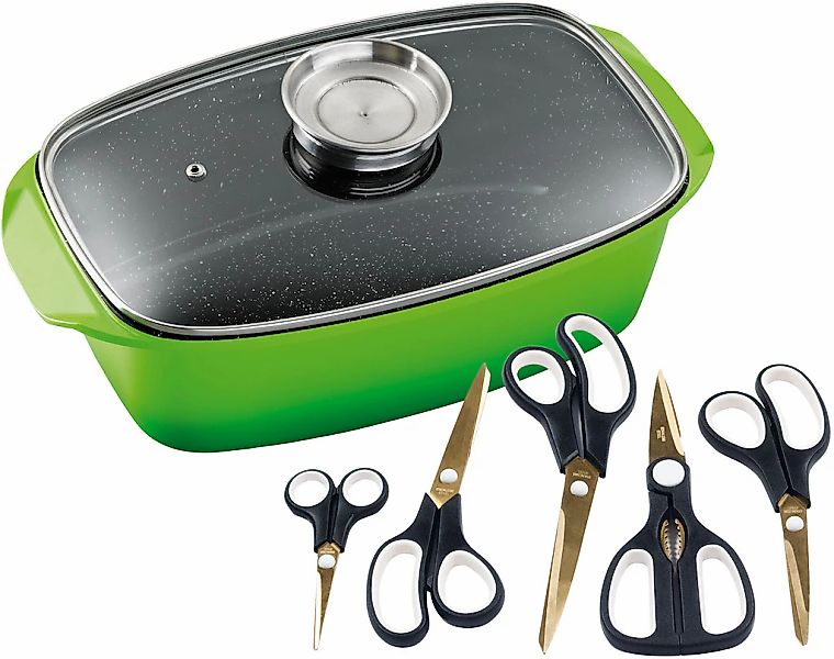 KING Bräter Set, 7 Stk. tlg. Aluminiumguss günstig online kaufen