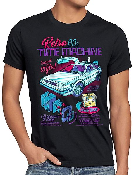 style3 T-Shirt Delorean Zeitmaschine zeitreise zurück günstig online kaufen
