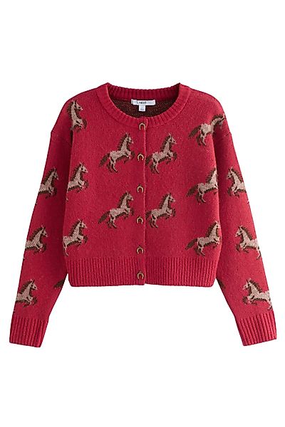 Next Strickjacke Strickjacke mit Rundhalsausschnitt (1-tlg) günstig online kaufen