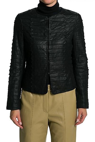 Milestone Lederjacke Bionda aus Lamleder in Kroko-Optik günstig online kaufen