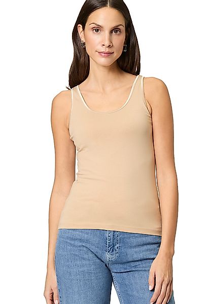 Zero T-Shirt zero Top mit Paspel günstig online kaufen