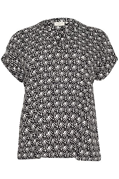 KAFFE Curve Kurzarmbluse Kurzarm-Bluse KCanny Große günstig online kaufen