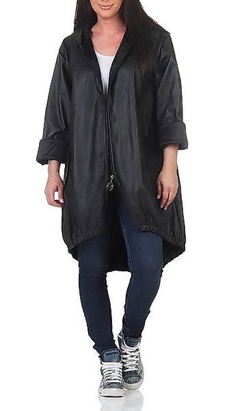 simaranda Regenjacke Damen Jacke 35346 38-42 Schwarz Unifarben günstig online kaufen