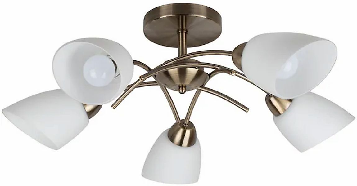 SPOT Light Deckenleuchte »Viletta«, 5 flammig, Leuchtmittel E27   Leuchtmit günstig online kaufen