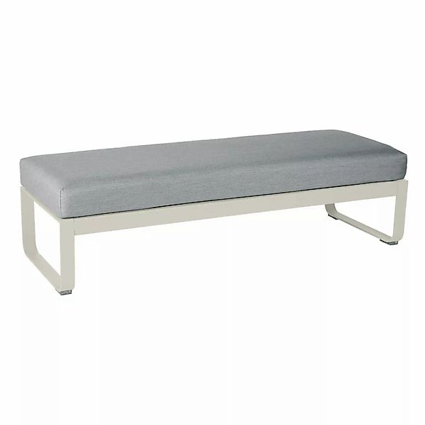 Bellevie 2-Sitzer Polsterhocker A5 Lehmgrau 79 Flanellgrau günstig online kaufen