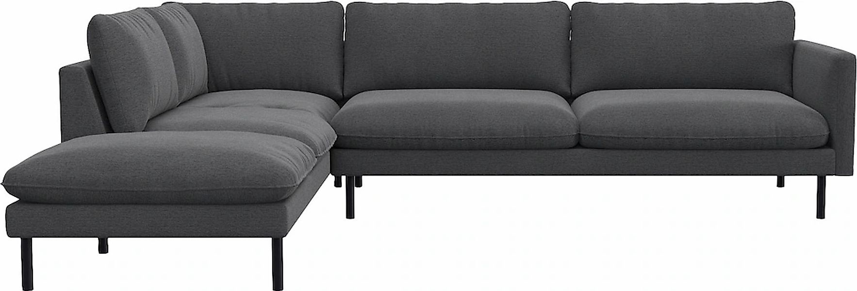 FLEXLUX Ecksofa "Bolzano, elegant und bequem, L-Form", Sitzaufbau mit Kalts günstig online kaufen