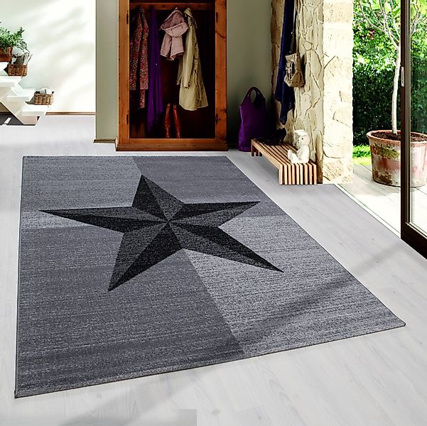 SIMPEX24 Designteppich Sterne Design, Läufer, Höhe: günstig online kaufen