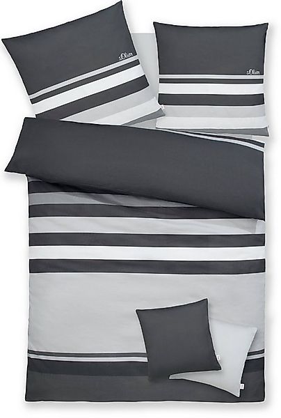 s.Oliver Bettwäsche Fenja in Gr. 135x200 oder 155x220 cm, Biber, 2 teilig, günstig online kaufen