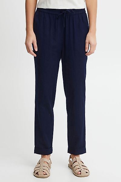 fransa Stoffhose FRMADDIE Stoffhose aus Leinenmix günstig online kaufen