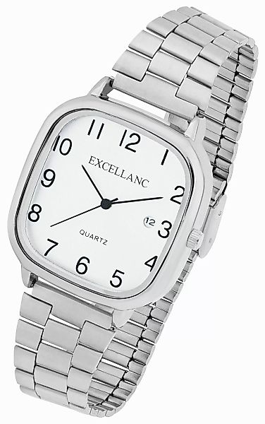 Excellanc Quarzuhr 1800261 Metallarmband, eckiges Gehäuse, günstig online kaufen