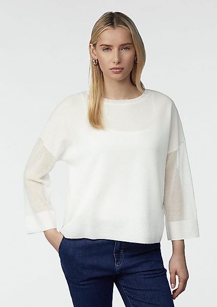 comma Longpullover Strickpullover (1-tlg) günstig online kaufen