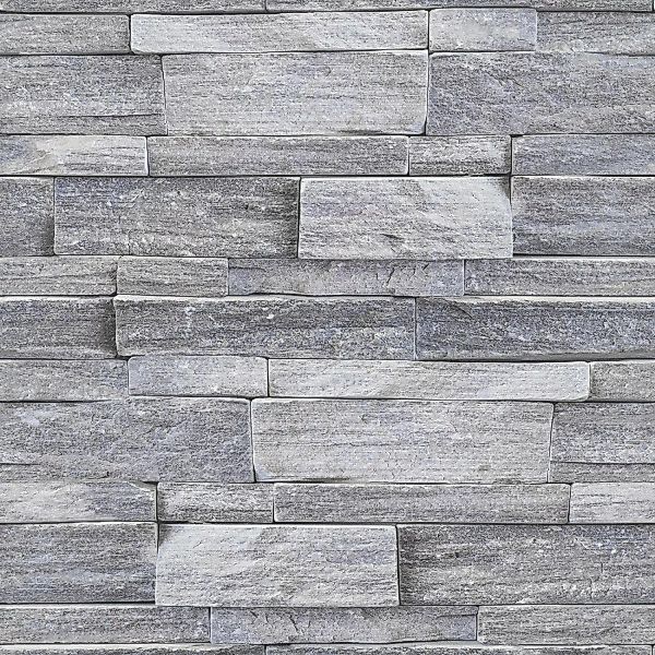 Superfresco Easy Vliestapete Stone Wall Grey 10,05 x 0,52 m günstig online kaufen