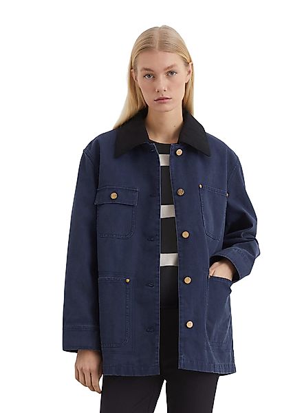 Marc O'Polo Canvasjacke mit farblich abgesetztem günstig online kaufen