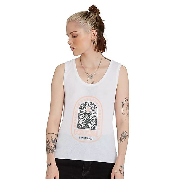 Volcom Ribit Up Ärmelloses T-shirt M White günstig online kaufen