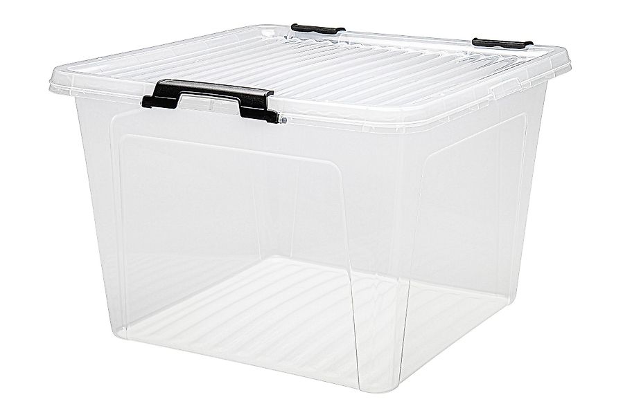 dynamic24 Aufbewahrungsbox 26L mit Deckel (2 günstig online kaufen
