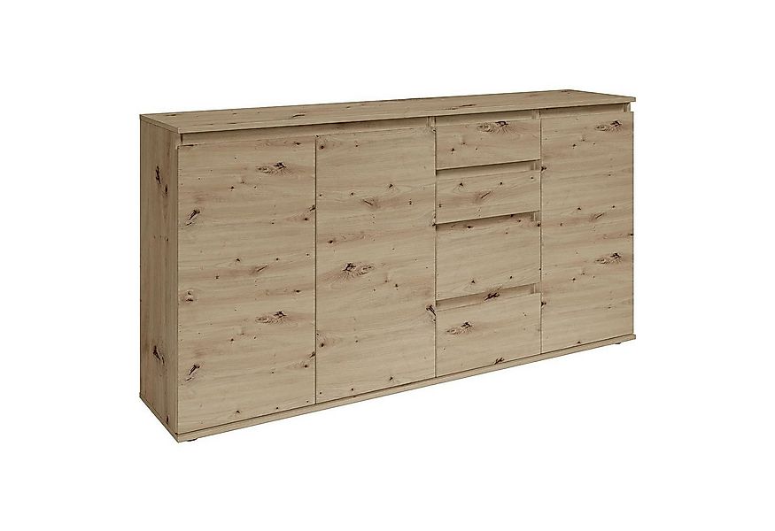 Bega Consult Sideboard BREST, Artisan Eiche Dekor, 3 Türen, 4 Schubladen, B günstig online kaufen