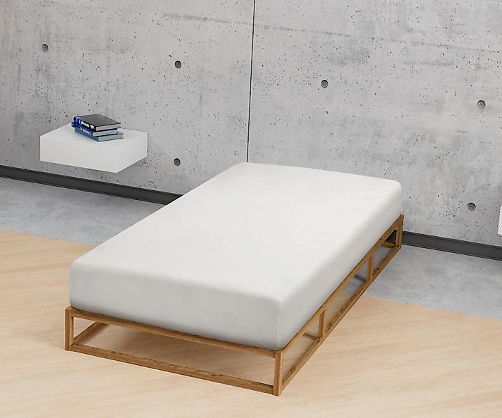 Biberna Spannbettlaken "THEA Baumwoll-Jersey mit Elasthan, 160 g/m²" günstig online kaufen