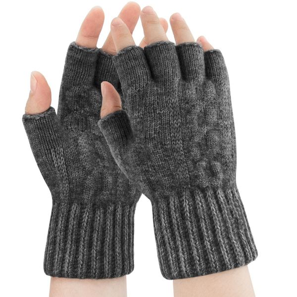 Coonoor Strickhandschuhe Thermisch Fingerlose Handschuhe Weich günstig online kaufen