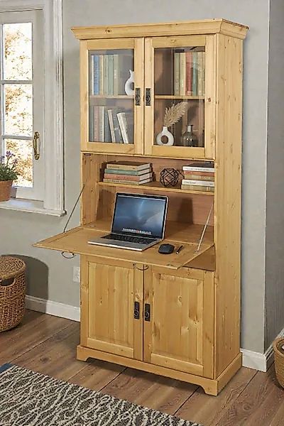 OTTO home Sekretär »Rügen« aus massiver Kiefer, Breite 94 cm, made in EU günstig online kaufen