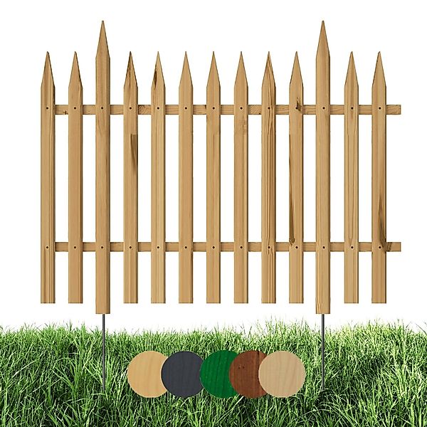 Floranica Zierzaun Vorgartenzaun Steckzaun Gartenzaun Zierzaun günstig online kaufen