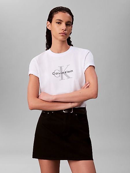 Calvin Klein Jeans T-Shirt "HERO SS CLASSIC MONOLOGO CNECK T", Logoschriftz günstig online kaufen