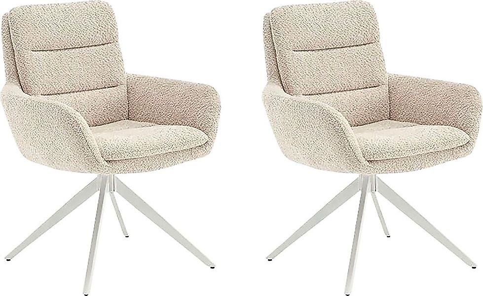 Home affaire Esszimmerstuhl »Taragona«, (Set), 2 St., Boucle, mit unterschi günstig online kaufen