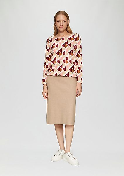 s.Oliver Midirock Rock Elastischer Midi-Strickrock im günstig online kaufen