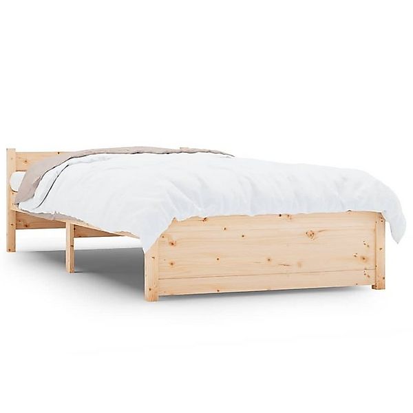 vidaXL Bett, Massivholzbett 90x190 cm günstig online kaufen
