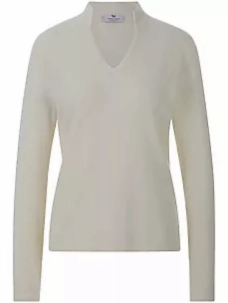 Pullover aus 100% Premium-Kaschmir Modell Vivien Peter Hahn Cashmere weiss günstig online kaufen