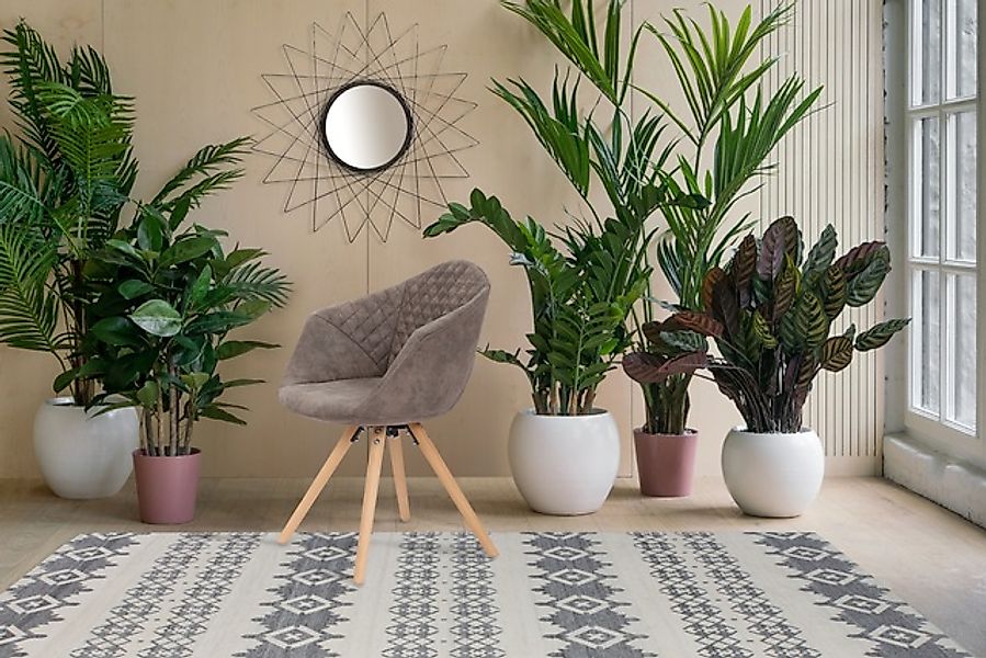 Kayoom Polsterstuhl »Stuhl Chadwick 110 2er-Set, stilvolles Design, in Natu günstig online kaufen