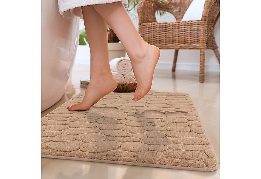 Paco Home Badematte Corby 256, Memory-Schaum Effekt, Höhe 13 mm, rutschhemm günstig online kaufen