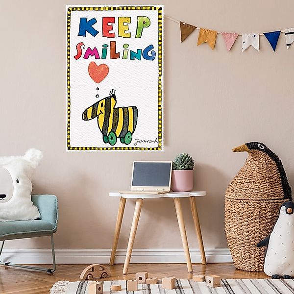 LuckyLinde Leinwandbild »Tigerente mit Herz« Ente   Enten   Figuren   Filmf günstig online kaufen