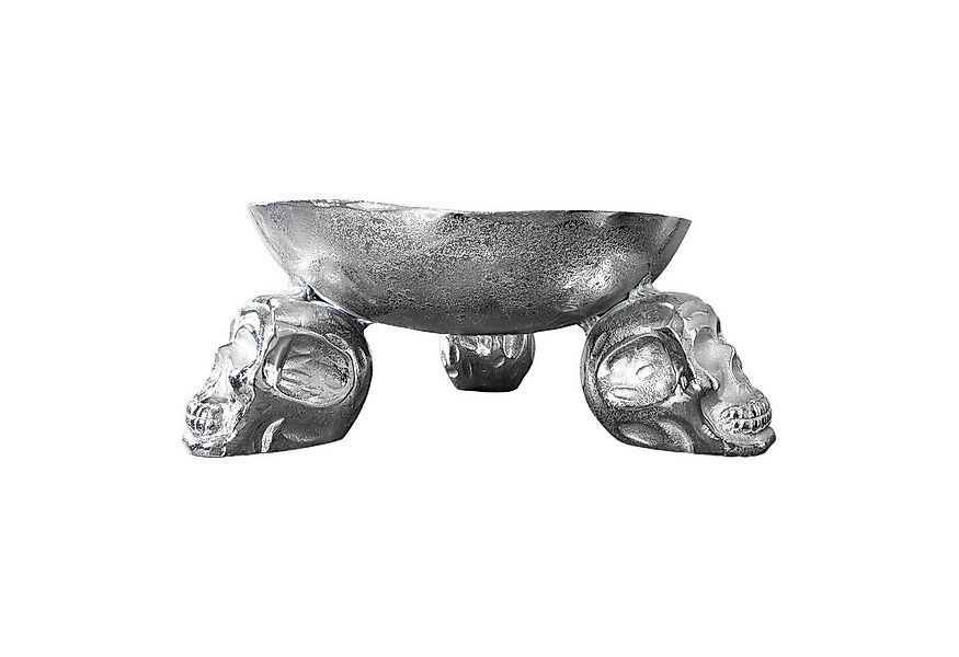 riess-ambiente Dekoschale SKULL 35cm silber (Einzelartikel, 1 St), Metall · günstig online kaufen