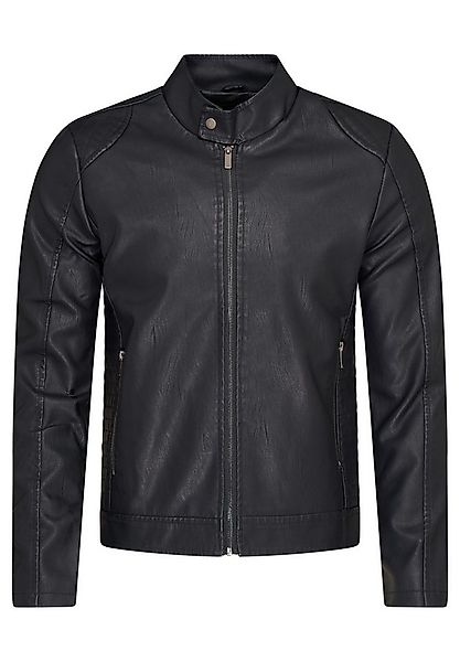 SOULSTAR Lederimitatjacke MJEGNA im Bikerjacken-Stil günstig online kaufen