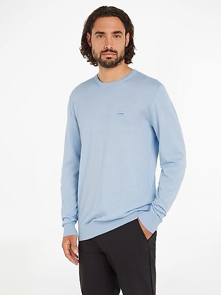 Calvin Klein Rundhalspullover "COTTON SILK CN SWEATER" günstig online kaufen