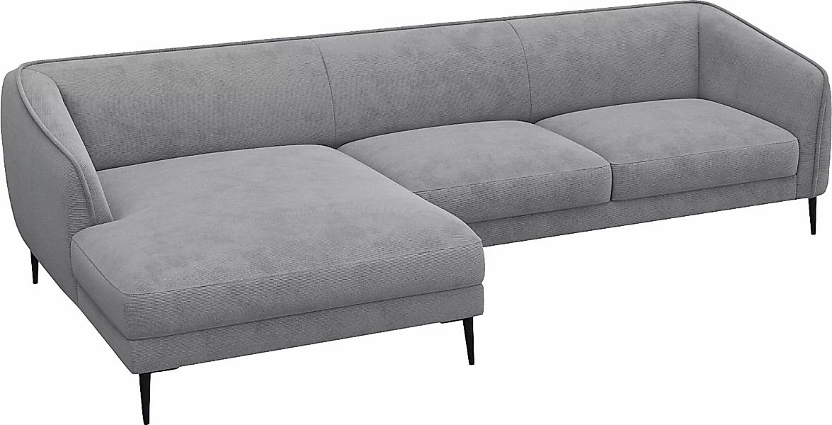 FLEXLUX Ecksofa »Belle Designsofa, L-Form, B/T 288/149 cm«, Skandinavisches günstig online kaufen