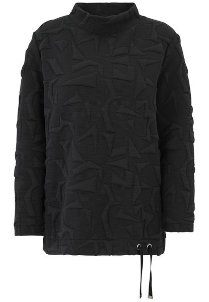 Doris Streich Sweatshirt mit Turtleneck-Kragen günstig online kaufen