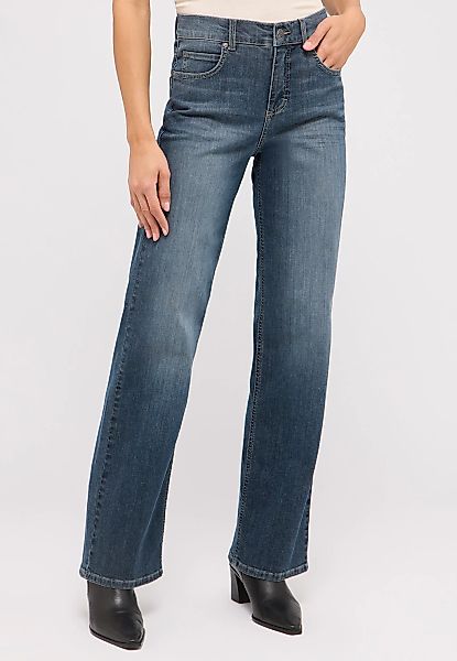 ANGELS Stretch-Jeans "LARA" weite Passform, aus Baumwollmischung, mit Metal günstig online kaufen