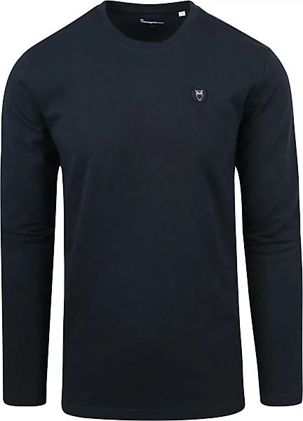 KnowledgeCotton Apparel Longsleeve T-shirt Navy - Größe XL günstig online kaufen