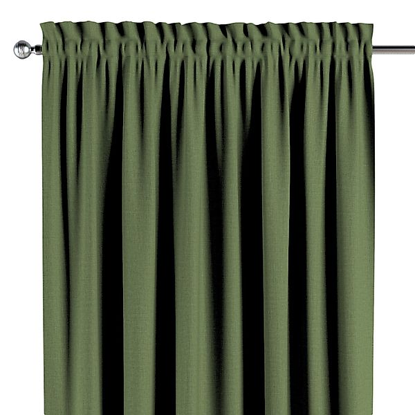 Vorhang mit Tunnel und Köpfchen, grün, Blackout 300 cm (269-15) günstig online kaufen