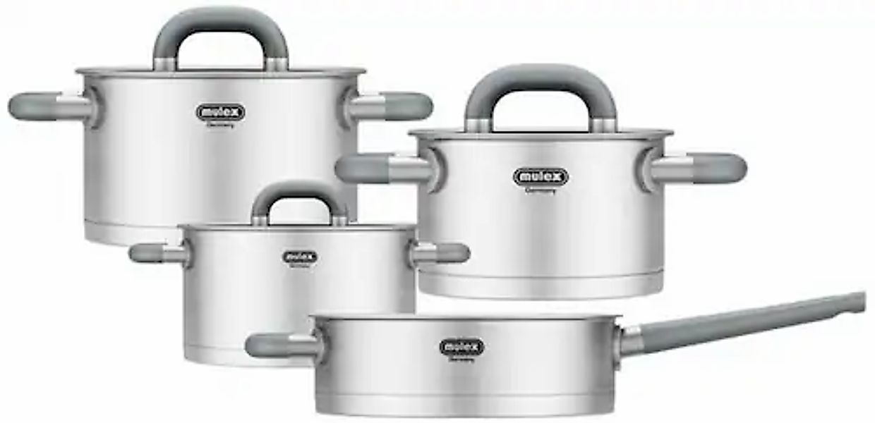 Mulex Topf-Set »LUGANO« Set, 7 Stk. tlg. Edelstahl 18/10 günstig online kaufen