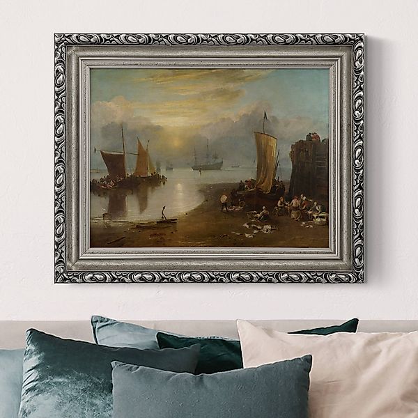 Gerahmtes Leinwandbild William Turner - Sonnenaufgang günstig online kaufen