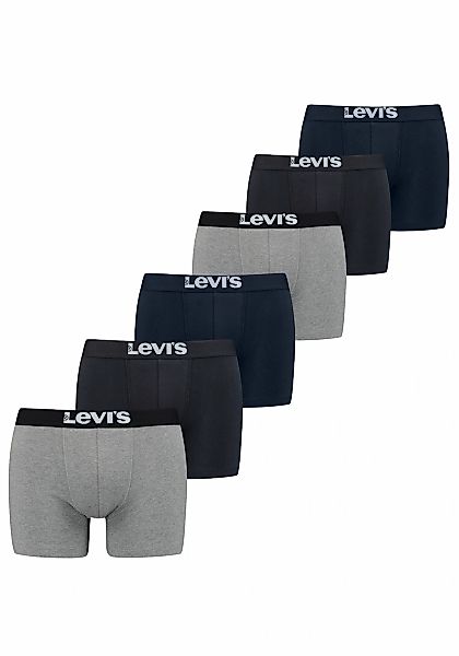 Levis Boxershorts Packung, 6er-Pack, mit breitem Logobund günstig online kaufen