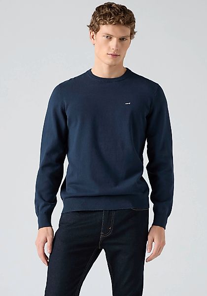 Levis Rundhalspullover "LIGHTWEIGHT HM SWEATER" Feingerippte Abschlüsse günstig online kaufen