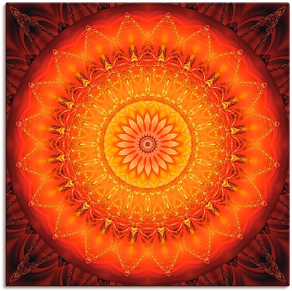 Artland Wandbild "Mandala Energie 1", Muster, (1 St.), als Leinwandbild, Po günstig online kaufen