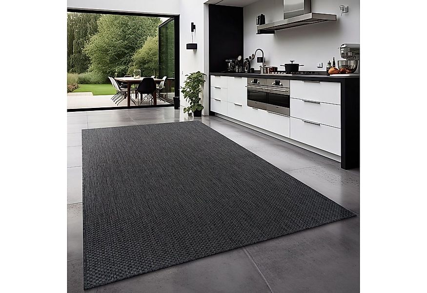 TT Home Teppich, Rechteckig, Höhe: 4 mm, Teppich Outdoor Wohnzimmer Esszimm günstig online kaufen