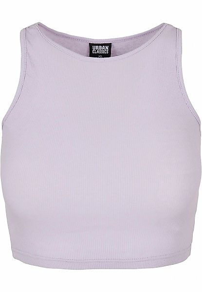 URBAN CLASSICS Muskelshirt "Urban Classics Damen Ladies Cropped Rib Top", ( günstig online kaufen